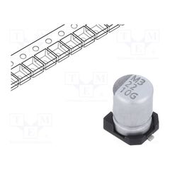 GSC00AB2201AARL, КОНДЕНСАТОР: ЭЛЕКТРОЛИТИЧЕСКИЙ; SMD; 22МКФ; 10ВDC; ±20%; -55÷105°C