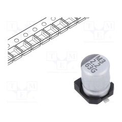 GSC00AB2R21JARL, КОНДЕНСАТОР: ЭЛЕКТРОЛИТИЧЕСКИЙ; SMD; 2,2МКФ; 63ВDC; ±20%; GSC