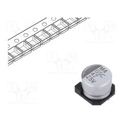 GSC00AE4701EARL, КОНДЕНСАТОР: ЭЛЕКТРОЛИТИЧЕСКИЙ; SMD; 47МКФ; 25ВDC; ±20%; -55÷105°C