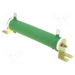 R100W-1R, РЕЗИСТОР: ПРОВОЛОЧНЫЙ; 1ОМ; 100ВТ; ±5%; Ø28X151ММ; 200PPM/°C