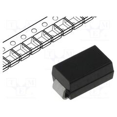 US1D-E3/61T, ДИОД: ВЫПРЯМИТЕЛЬНЫЙ; SMD; 200В; 1А; 50НС; DO214AC,SMA; UFMAX: 1В