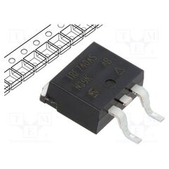 IRF740ASTRLPBF, ТРАНЗИСТОР: N-MOSFET; ПОЛЕВОЙ; 400В; 10А; IDM: 40А; 125ВТ