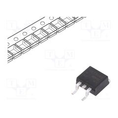 VS-10ETS08STRL-M3, ДИОД: ВЫПРЯМИТЕЛЬНЫЙ ШОТТКИ; D2PAK,TO263AB; SMD; 800В; 10А; 800ШТ.
