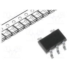 M74VHC1G132DFT2G, IC: ЦИФРОВАЯ; NAND; CH: 1; IN: 2; CMOS; SMD; SC70-5; 2÷5,5ВDC; 3,6НС