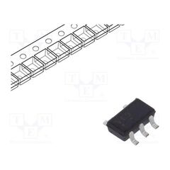 M74VHC1GT14DTT1G, IC: ЦИФРОВАЯ; NOT; CH: 1; IN: 1; TTL; SMD; TSOP5; 2÷5,5ВDC; -55÷125°C