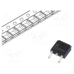TSM60NB380CP ROG, ТРАНЗИСТОР: N-MOSFET; ПОЛЕВОЙ; 600В; 6А; 83ВТ; DPAK