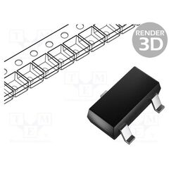 MMBZ5238BLT1G, ДИОД: СТАБИЛИТРОН; 0,3ВТ; 8,7В; SMD; БОБИНА,ЛЕНТА; SOT23; 3МКА