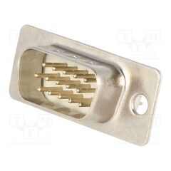 DS1077-15MW8NSS, D-SUB HD; PIN: 15; ГНЕЗДО; "ПАПА"; ПРЯМОЙ; THT; 5А; 15МОМ