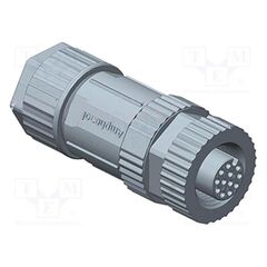 MSDS-04BFFA-SL7001, РАЗЪЕМ: M12; 4А; 250В; ВИЛКА; "МАМА"; PIN: 4; IP67,IP68; ПРЯМОЙ; ПАЙКА