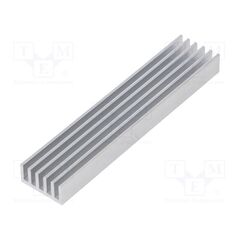 SK 652 100 AL, РАДИАТОР: ШТАМПОВАННЫЙ; РЕБРИСТЫЙ; НАТУРАЛЬНЫЙ; L: 100ММ; W: 21ММ