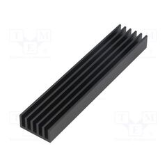 SK 652 100 SA, РАДИАТОР: ШТАМПОВАННЫЙ; РЕБРИСТЫЙ; ЧЕРНЫЙ; L: 100ММ; W: 21ММ; H: 10ММ