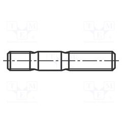 1414089, ВИНТ; M16X35; 2; ГОЛОВКА: БЕЗ ГОЛОВКИ; КИСЛОТОСТОЙКАЯ СТАЛЬ А4