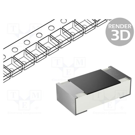 РЕЗИСТОР: THICK FILM; SMD; 0603; 36,5КОМ; 100МВТ; ±1%; -55÷155°C