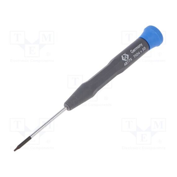 ОТВЕРТКА; ПРЕЦИЗИОННАЯ; TORX®; TX04; PRECISION; ДЛ.ЛЕЗВИЯ: 50ММ