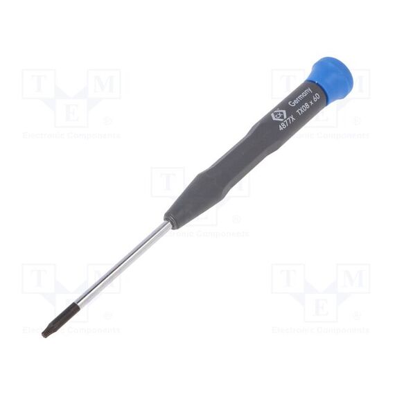 ОТВЕРТКА; ПРЕЦИЗИОННАЯ; TORX®; TX08; PRECISION; ДЛ.ЛЕЗВИЯ: 60ММ