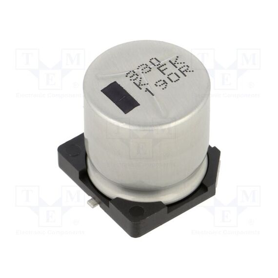 КОНДЕНСАТОР: ЭЛЕКТРОЛИТИЧЕСКИЙ; LOW ESR; SMD; 330МКФ; 80ВDC; ±20%