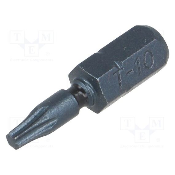 НАСАДКА; TORX®; TX10; ДЛИНА: 25ММ; МОНТАЖ: 1/4" (C6,3ММ)