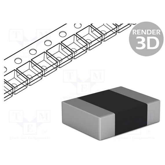 ДРОССЕЛЬ: ПРОВОЛОЧНЫЙ; SMD; 1210; 33МКГН; 70МА; 5,6ОМ; Q: 30
