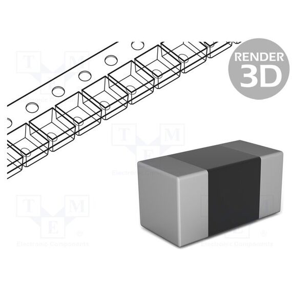 ФЕРРИТ: БУСИНА; SMD; 0603; R: 28МОМ; -40÷125°C; ±25%; Z: 30ОМ; 2,6А
