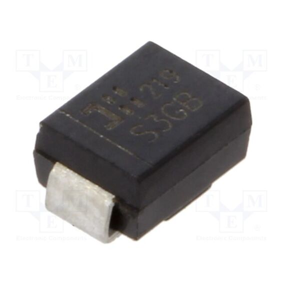 ДИОД: ВЫПРЯМИТЕЛЬНЫЙ; SMD; 400В; 3А; SMB; UFMAX: 1,15В; IFSM: 100А