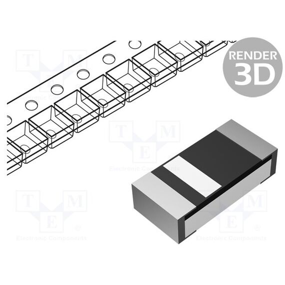 ДИОД: ИМПУЛЬСНЫЙ; SMD; 75В; 0,15А; 4НС; 0805; UFMAX: 1В; IFSM: 2А