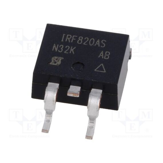 ТРАНЗИСТОР: N-MOSFET; ПОЛЕВОЙ; 500В; 2,5А; IDM: 10А; 50ВТ