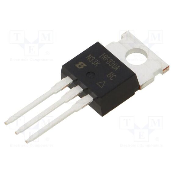 ТРАНЗИСТОР: N-MOSFET; ПОЛЕВОЙ; 500В; 3,2А; IDM: 20А; 74ВТ; TO220AB