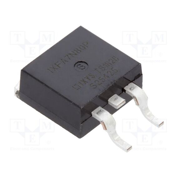 ТРАНЗИСТОР: N-MOSFET; POLAR™; ПОЛЕВОЙ; 800В; 7А; 200ВТ; TO263; 250НС