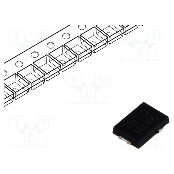 ДИОД: ВЫПРЯМИТЕЛЬНЫЙ ШОТТКИ; SMPC,TO277A; SMD; 100В; 8А; 1500ШТ.