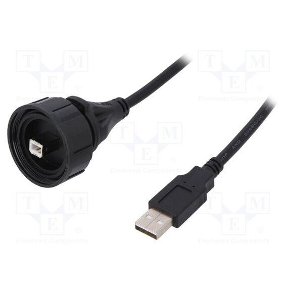 КАБЕЛЬ; USB BUCCANEER; ВИЛКА USB A,ВИЛКА USB B; 5М; IP68