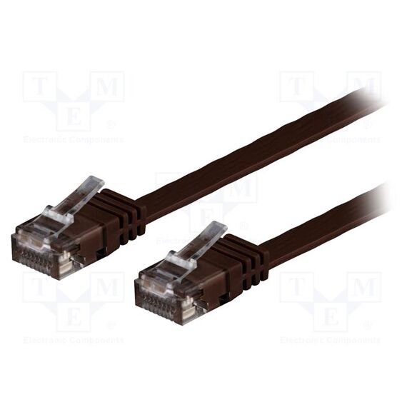 PATCH CORD; ВИЛКА RJ45,С ОБЕИХ СТОРОН; U/UTP; 6; ТРОС; CU; ПВХ