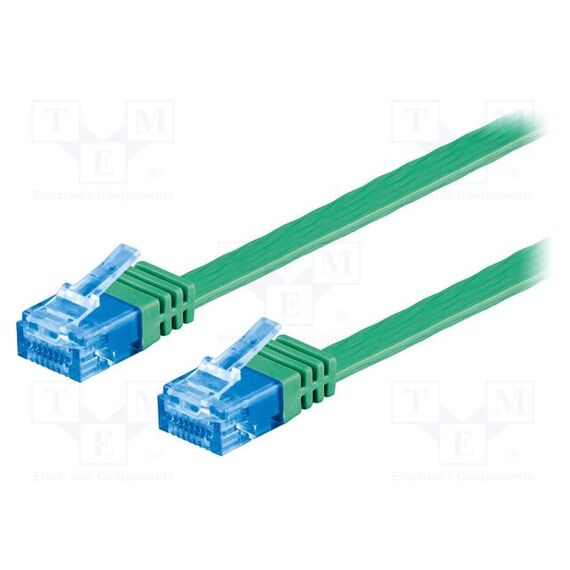 PATCH CORD; ВИЛКА RJ45,С ОБЕИХ СТОРОН; U/UTP; 6A; ТРОС; CU; ПВХ