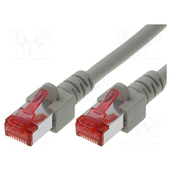 PATCH CORD; ВИЛКА RJ45,С ОБЕИХ СТОРОН; U/UTP; 6; ТРОС; CU; ПВХ