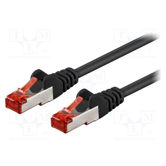 PATCH CORD; ВИЛКА RJ45,С ОБЕИХ СТОРОН; S/FTP; 6; ТРОС; CCA; ПВХ