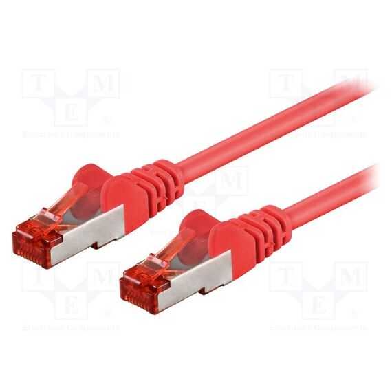 PATCH CORD; ВИЛКА RJ45,С ОБЕИХ СТОРОН; S/FTP; 6; ТРОС; CCA; ПВХ