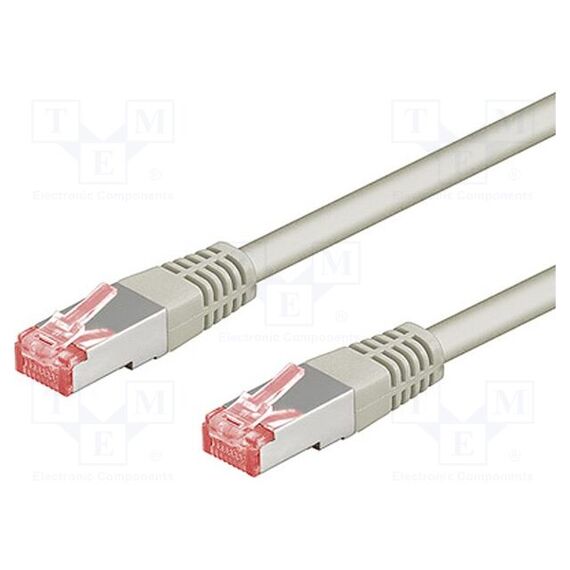 PATCH CORD; ВИЛКА RJ45,С ОБЕИХ СТОРОН; S/FTP; 6A; ТРОС; CU; LSZH