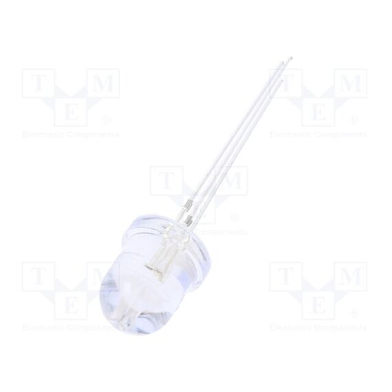 LED; КРАСНЫЙ/ЖЕЛТО-ЗЕЛЕНЫЙ; 8ММ; 30°; ПОВЕРХНОСТЬ: ВЫПУКЛАЯ