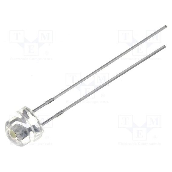 LED; ЖЕЛТЫЙ; 4,8ММ; 1120÷1560МКД; 140°; ПОВЕРХНОСТЬ: ВЫПУКЛАЯ