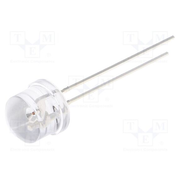 LED; ЖЕЛТЫЙ; 8ММ; 1560÷2180МКД; 100°; ПОВЕРХНОСТЬ: ВЫПУКЛАЯ