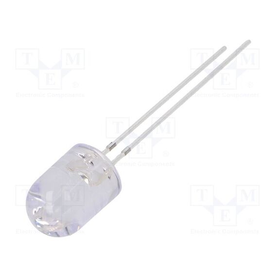 LED; ЖЕЛТЫЙ; 8ММ; 8400÷10000МКД; 30°; ПОВЕРХНОСТЬ: ВЫПУКЛАЯ