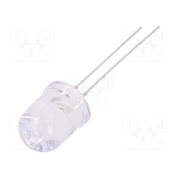 LED; ЖЕЛТЫЙ; 10ММ; 1120÷1560МКД; 30°; ПОВЕРХНОСТЬ: ВЫПУКЛАЯ