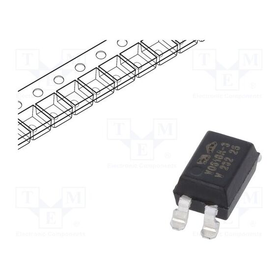 ОПТРОН; SMD; CH: 1; OUT: ТРАНЗИСТОРНЫЙ; UИЗОЛ: 5,3КВ; UCE: 80В; SMD4