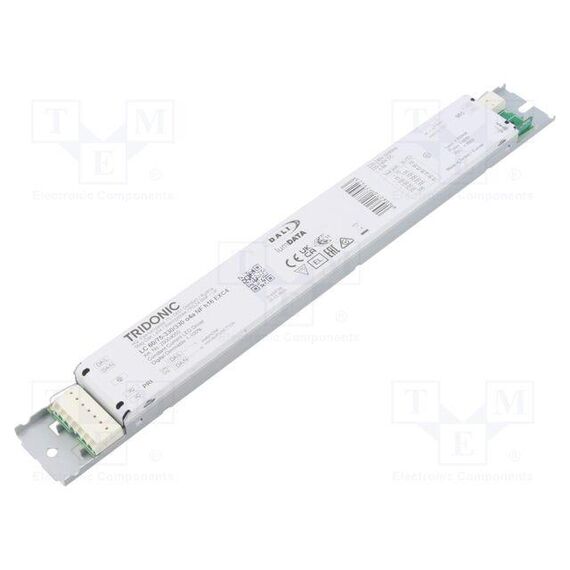БЛОК ПИТАНИЯ: ИМПУЛЬСНЫЙ; LED; 60ВТ; 100÷330ВDC; 75÷330МА; IP20