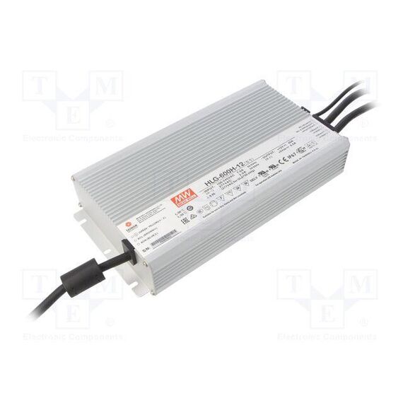 БЛОК ПИТАНИЯ: ИМПУЛЬСНЫЙ; LED; 480ВТ; 12ВDC; 40А; 90÷305ВAC; IP67
