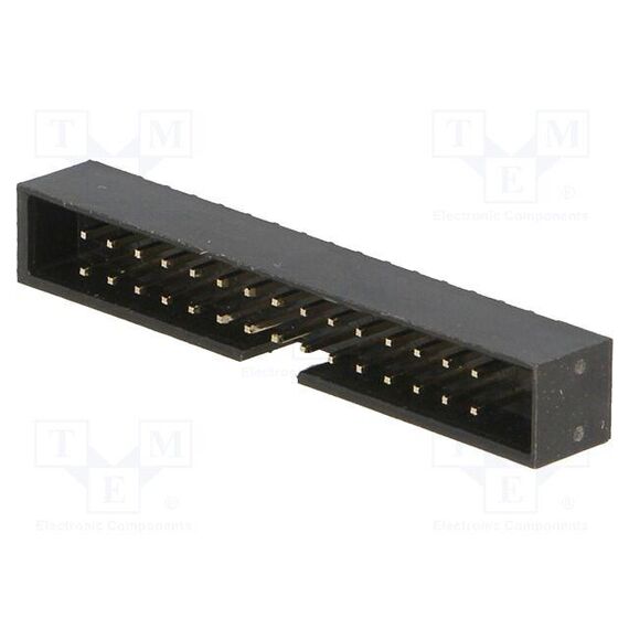 РАЗЪЕМ: IDC; ГНЕЗДО; "ПАПА"; PIN: 30; ПРЯМОЙ; THT; ПОЗОЛОТА; 2ММ; 2X15