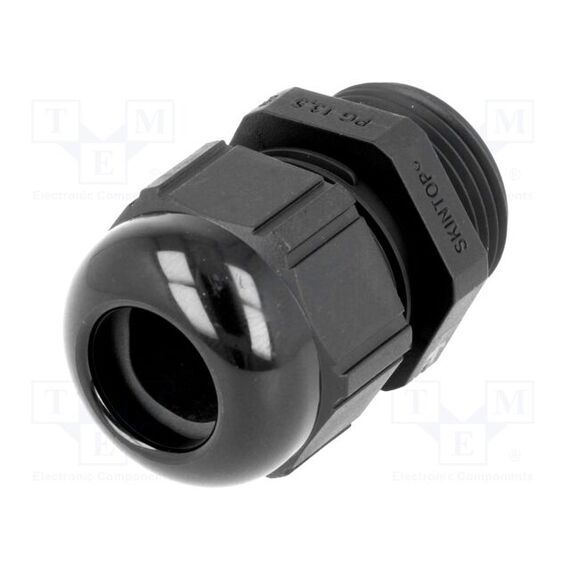 КАБЕЛЬНЫЙ ВВОД; PG13,5; IP68; ПОЛИАМИД; ЧЕРНЫЙ; UL94V-2; SKINTOP®