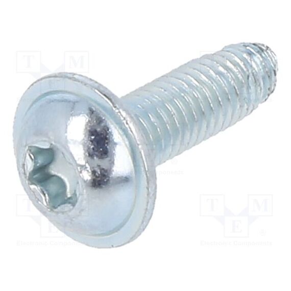 ВИНТ; ДЛЯ МЕТАЛЛА; С ЮБКОЙ; 4X10; ГОЛОВКА: СФЕРИЧЕСКАЯ; TORX®; TX20