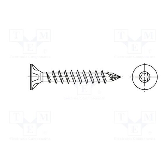 ВИНТ; ДЛЯ ДРЕВЕСИНЫ; 8X240; ГОЛОВКА: ПОТАЙНАЯ; TORX®; WIROX®; SPAX®